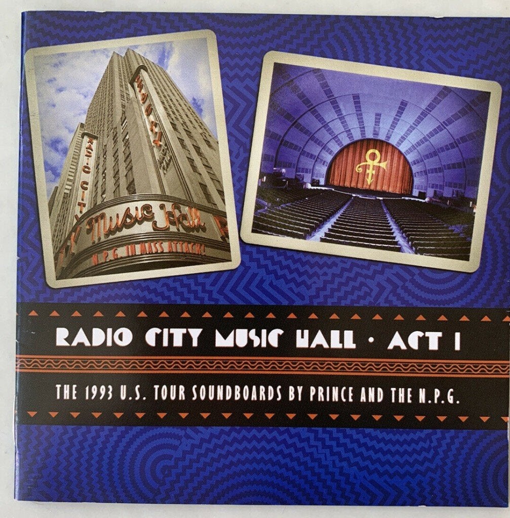 Prince NPG - Radio City Music Hall ACT I 1993 CD, Import, Live-album, Nieuw in verpakking, Verzenden