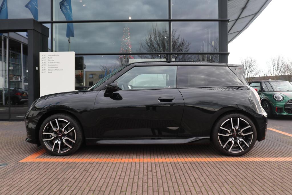 MINI Cooper SE John Cooper Works | Stoel- en stuurverwarming, Auto's, Mini, Stof, Gebruikt, Zwart, Met garantie (alle)
