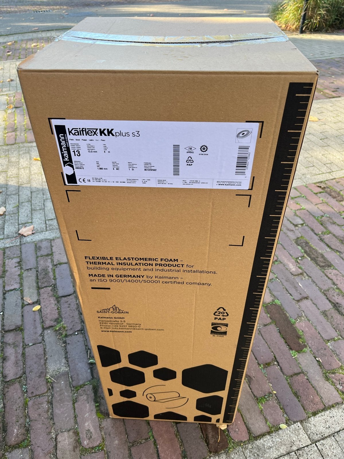 Kaiflex 13mm (armaflex) Isolatie, Minder dan 4 cm, Overige materialen, Verzenden, Vloerisolatie