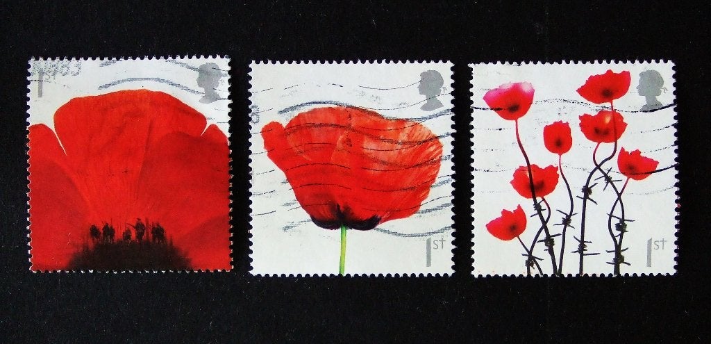 UK / Engeland 2006 - 2008 Poppies / WO 1, Ophalen of Verzenden, Gestempeld