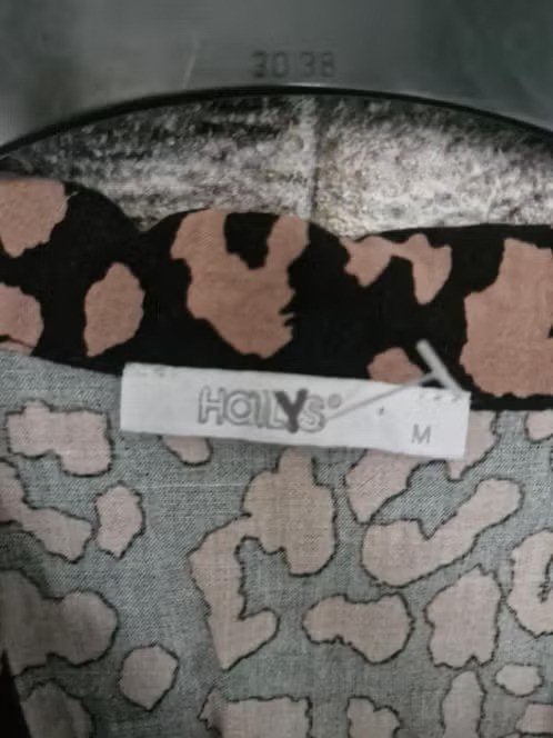 Jaguar print jumpsuit korte broek maat m h, Maat 38/40 (M), Overige kleuren, Onbekend, Hailys