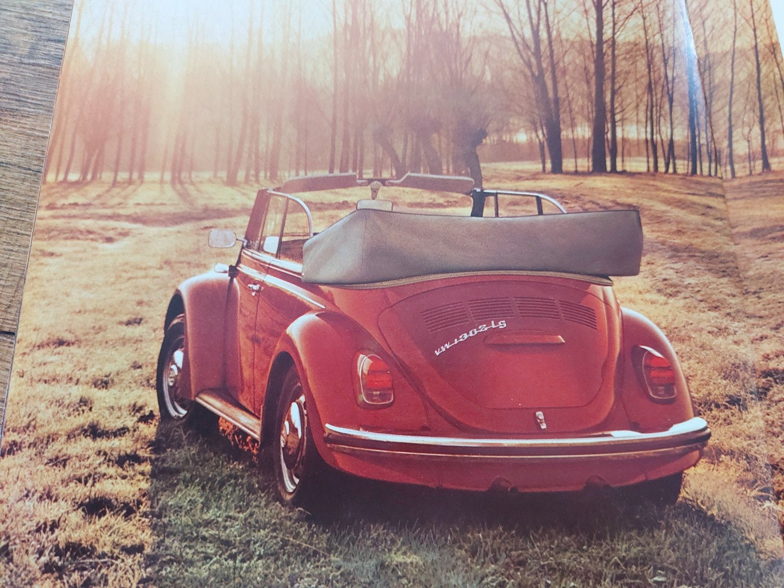 1970 Volkswagen Kever folder 1200 - 1300 - 1302 - cabriolet, Ophalen of Verzenden, Zo goed als nieuw, Volkswagen