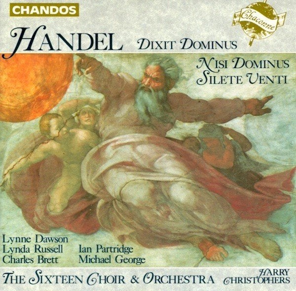 HANDEL Dixit dominus CD CHRISTOPHERS CHANDOS NIEUWSTAAT, Ophalen of Verzenden, Barok, Zo goed als nieuw, Vocaal