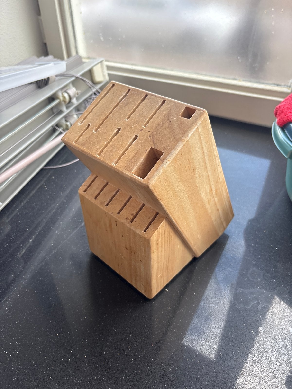 Houten Messenblok - Organiseer je Keukenmessen, Hout, Ophalen of Verzenden, Bruin, Overige typen