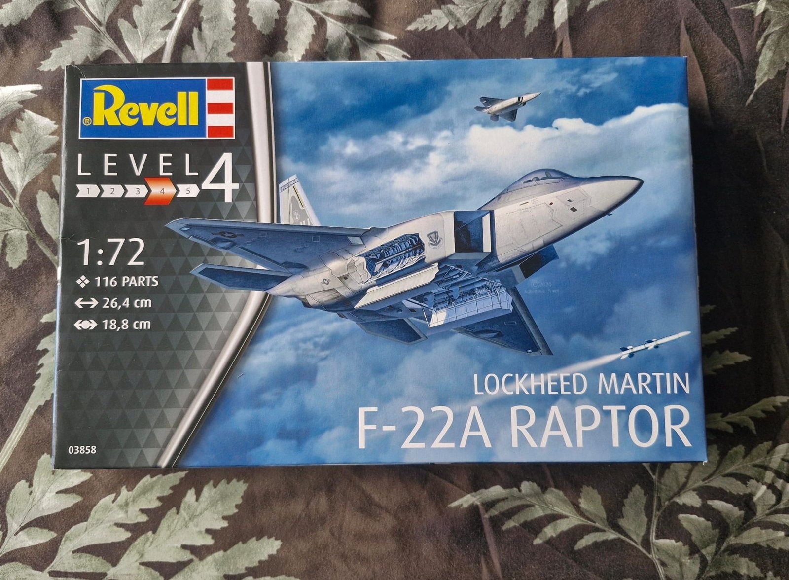 Revell F-22A Raptor Modelbouw Vliegtuig 1:72, Ophalen, 1:72 tot 1:144, Revell, Nieuw