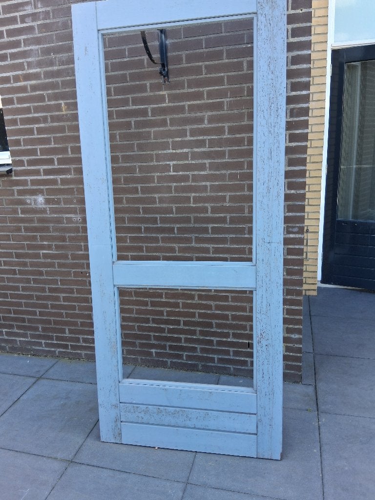 Hardhouten buitendeur, Ophalen, 80 tot 100 cm, Nieuw, Buitendeur