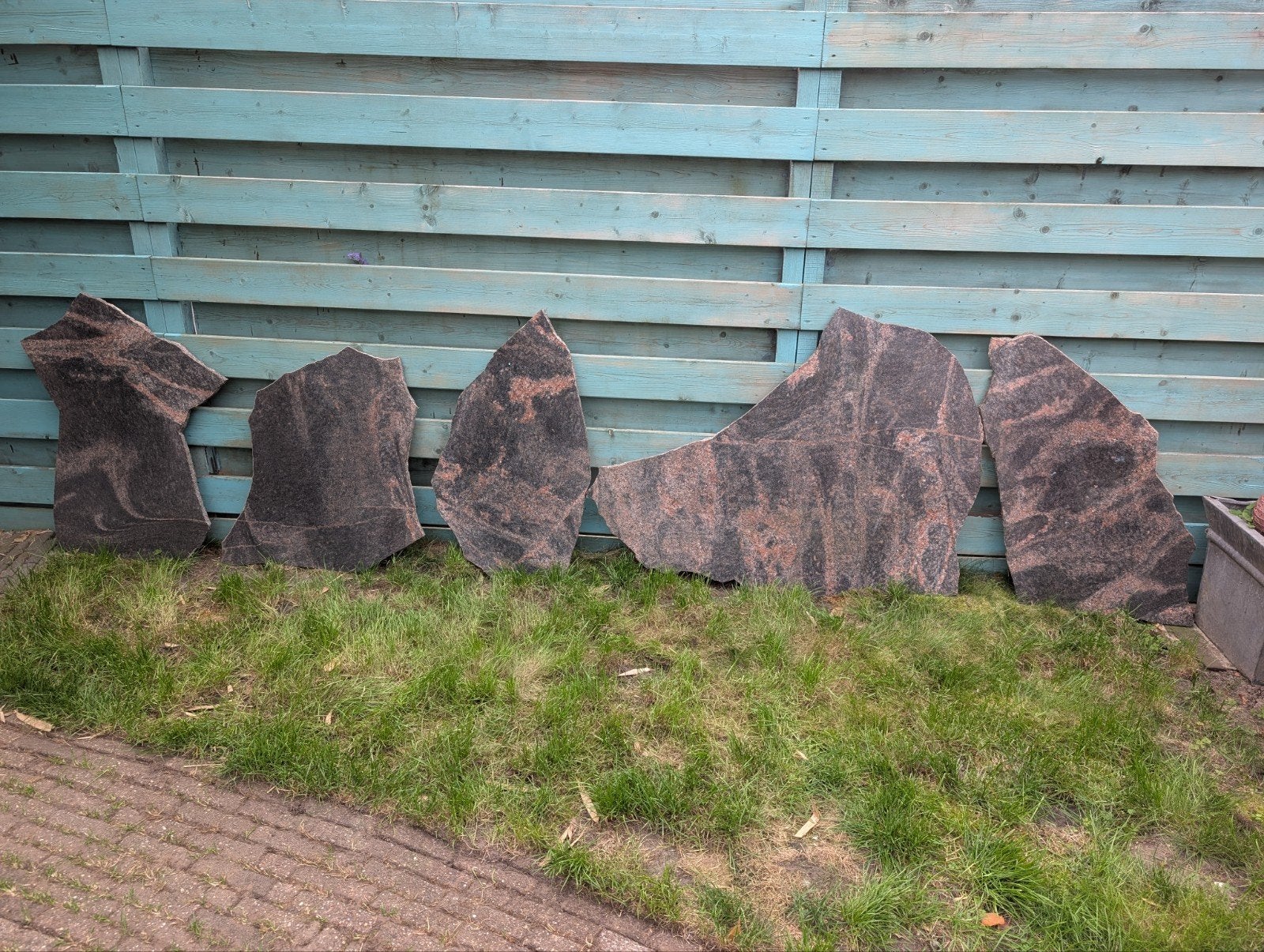 Natuursteen stukken, onregelmatig gevormd, Ophalen, Gebruikt, 5 tot 10 m², Natuursteen