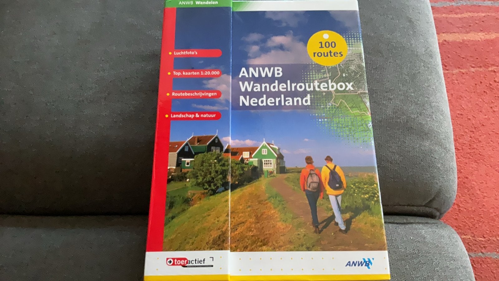 ANWB Wandelroutebox Nederland - 100 routes,NIEUW., Boeken, Fiets- of Wandelgids, Ophalen of Verzenden, Zo goed als nieuw, ANWB