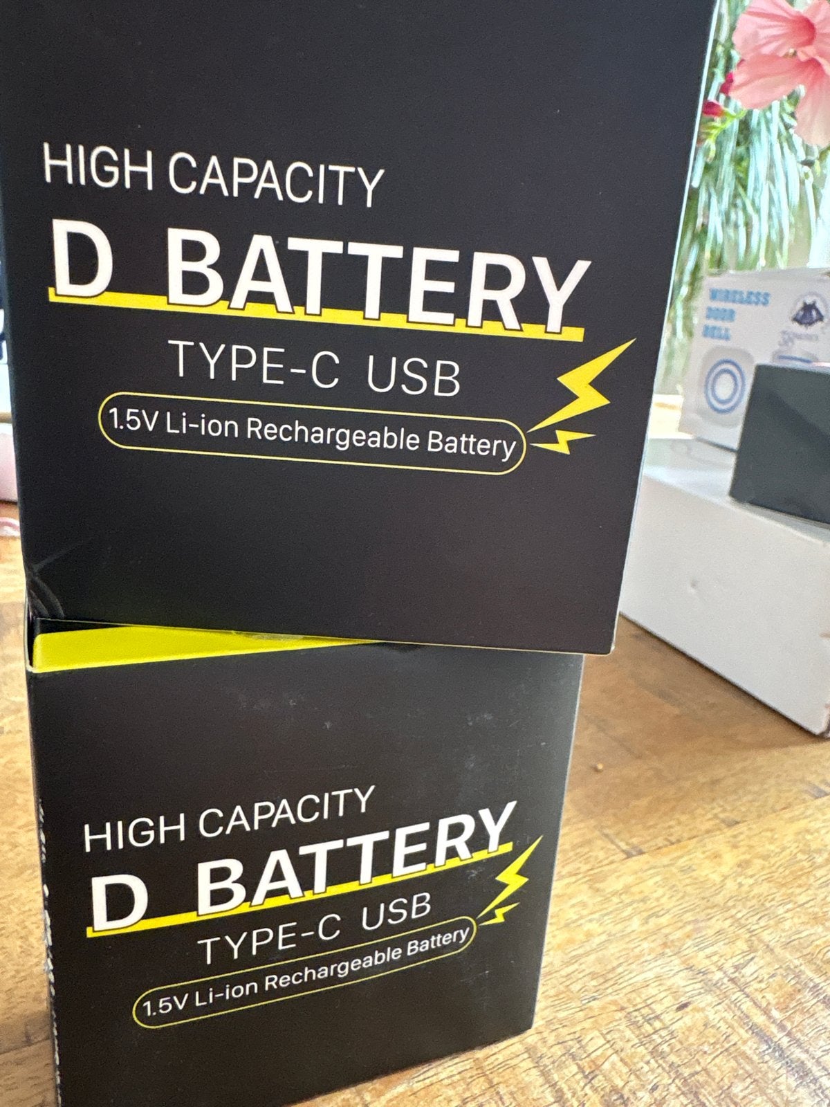 D Batterij Type-C USB Oplaadbare Li-ion Batterij, Ophalen of Verzenden, Nieuw, Oplaadbaar