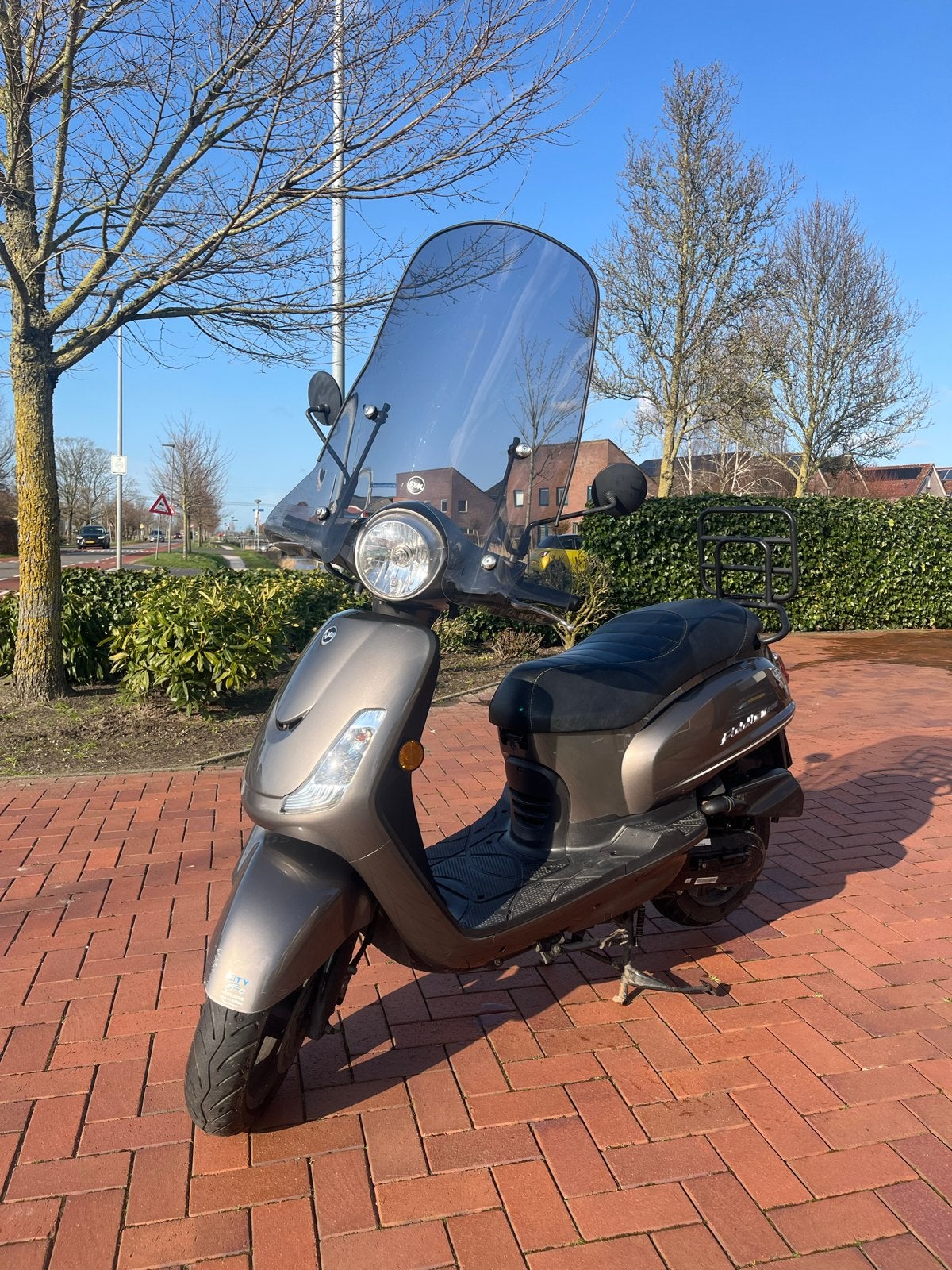 Sym Fiddle 2 scooter uit 2021 met accessoires, blauwkenteken, Ophalen, Gebruikt, SYM, Benzine