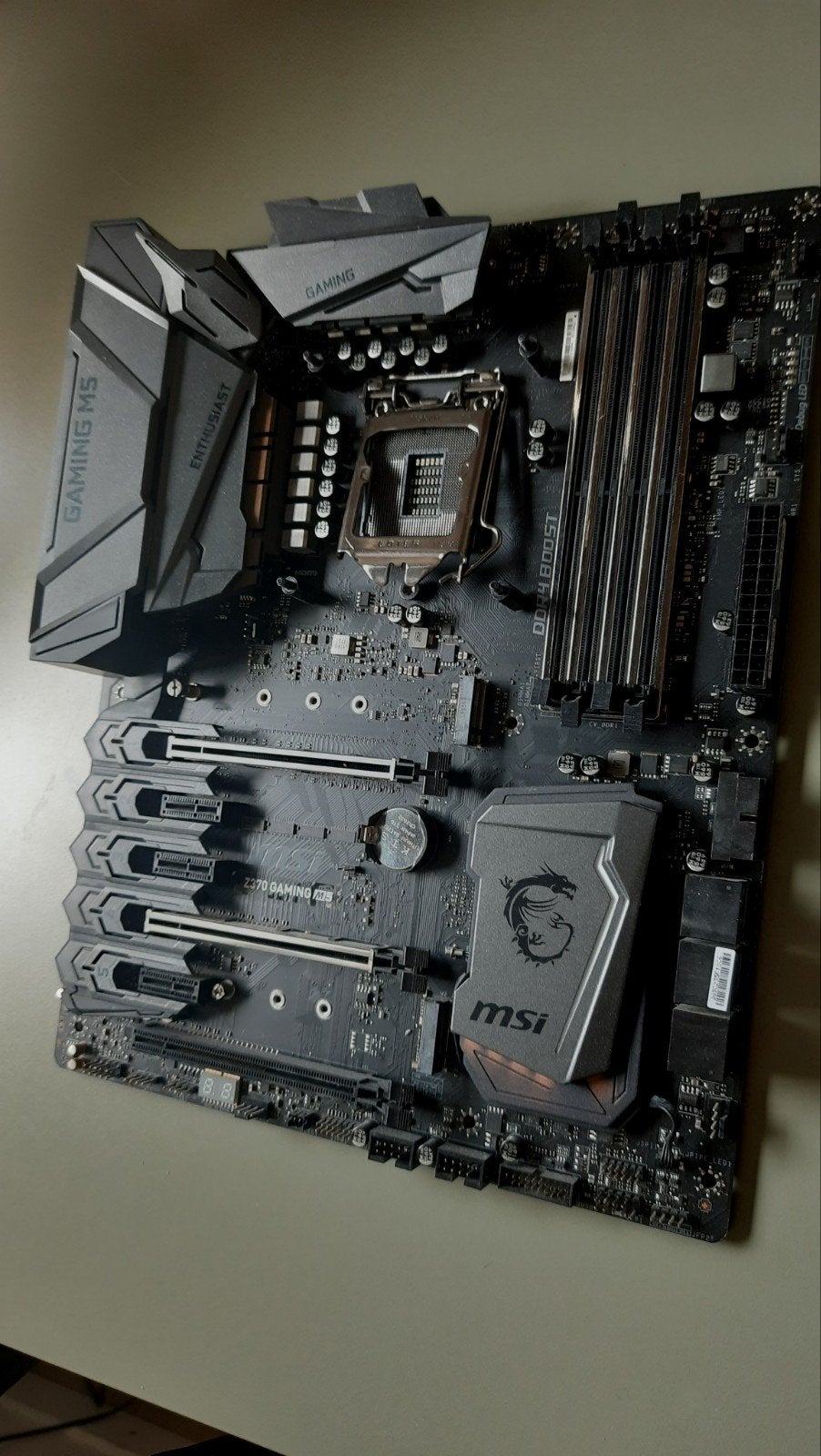 MSI Z370 Gaming M5 Moederbord, Computers en Software, Moederborden, Zo goed als nieuw, Intel, DDR4, Ophalen of Verzenden