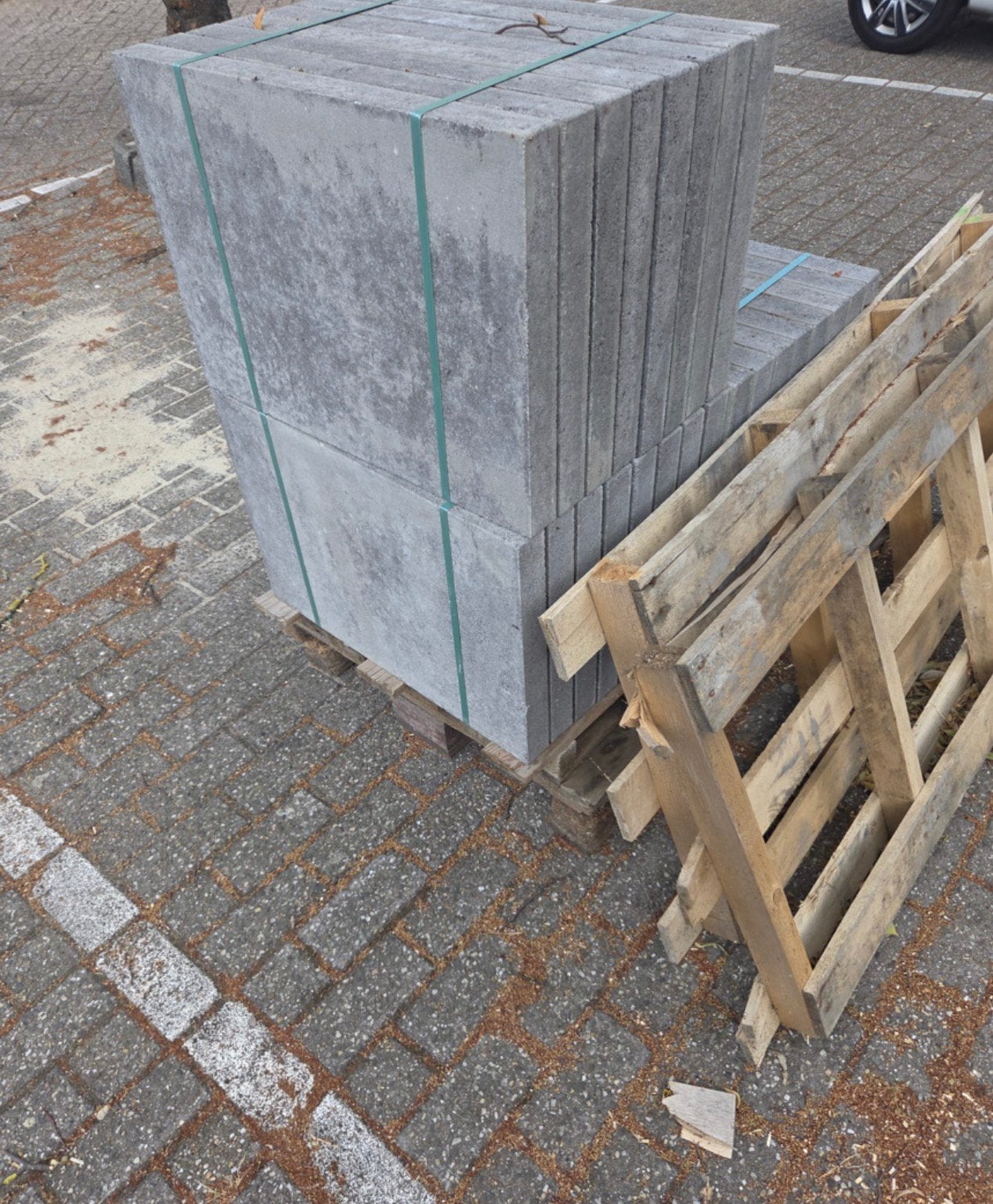 Nieuwe tegels 60  40 cm – €1,50 per stuk, Ophalen, Nieuw, Beton, Overige typen