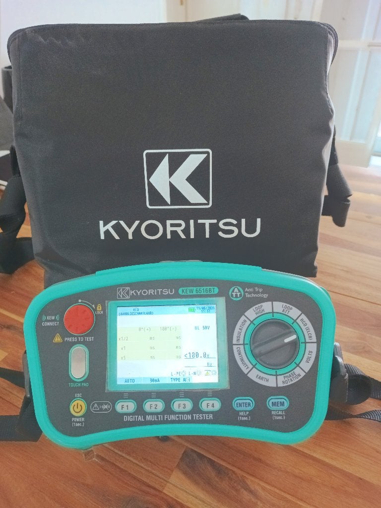 Kyoritsu KEW6516BT, Doe-het-zelf en Verbouw, Meetapparatuur, Ophalen, Zo goed als nieuw, Elektriciteit