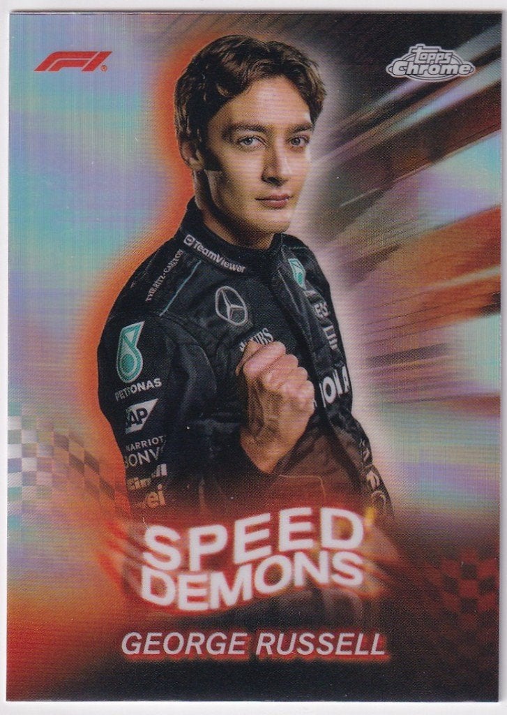 George Russell Speed Demons Refractor #SD-5, Verzenden, Nieuw, Formule 1