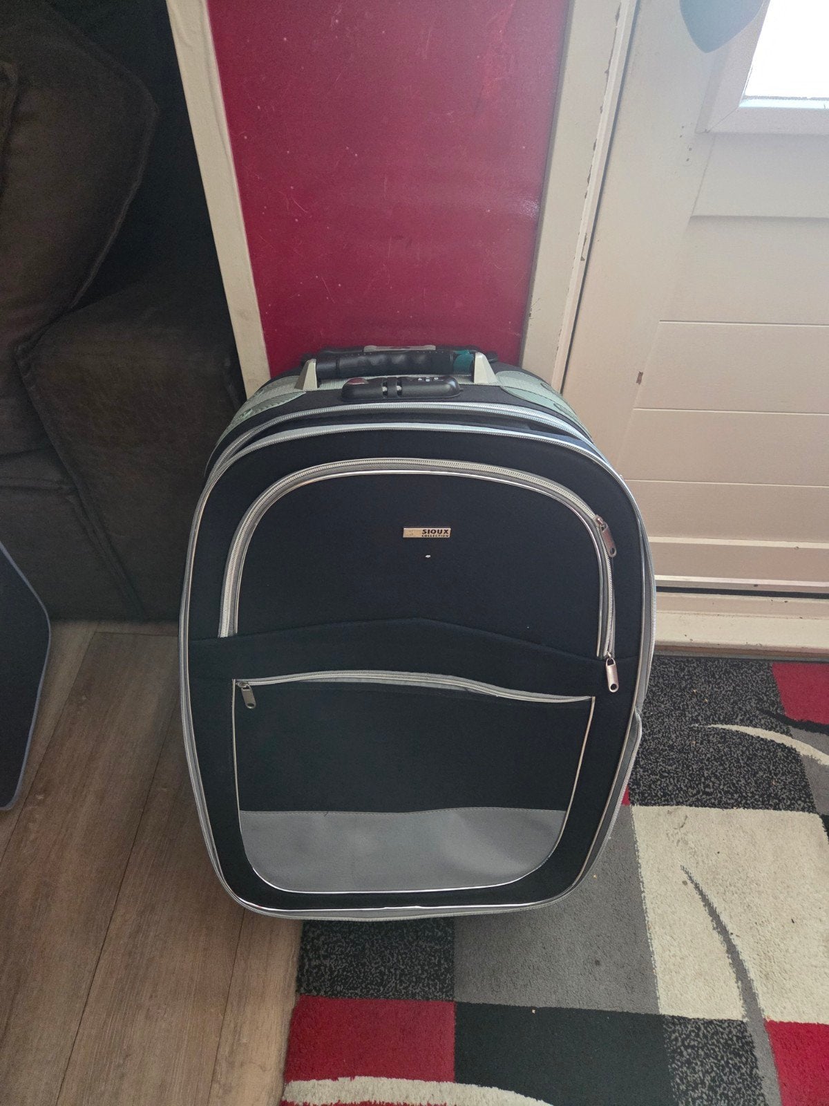 Sioux Zwarte Trolley - Duurzaam en Praktisch, 40 tot 60 cm, Gebruikt, 20 tot 30 cm, Zwart