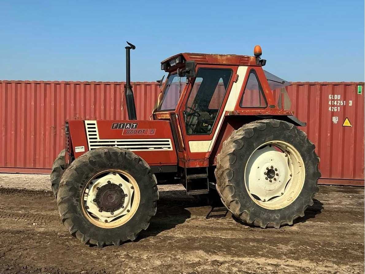 Fiat 880DT 5 Vierwiel aangedreven landbouwtractor 1980, Gebruikt, Fiat