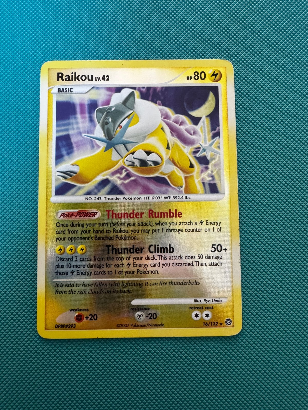 Raikou secret wonders reverse holo #16, Ophalen of Verzenden, Zo goed als nieuw