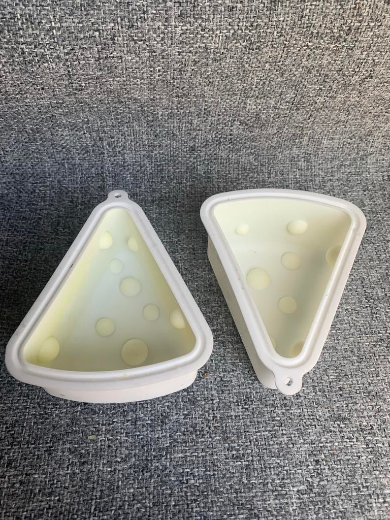 Te koop- Siliconen mallen kaasvorm voor cake of kaarsen, Ophalen of Verzenden, Wit, Overige materialen, Overige typen
