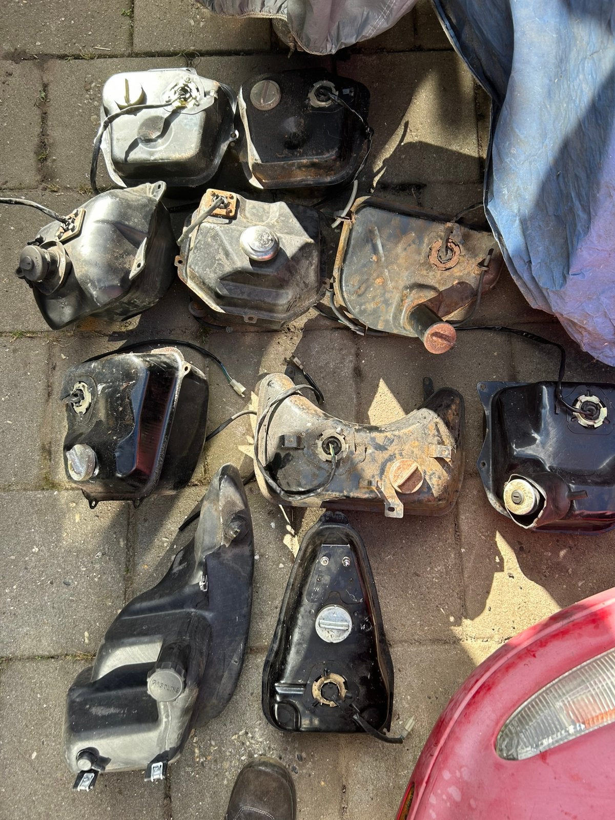 Benziene tank scooter, Ophalen of Verzenden, Gebruikt, Tank, Overige merken