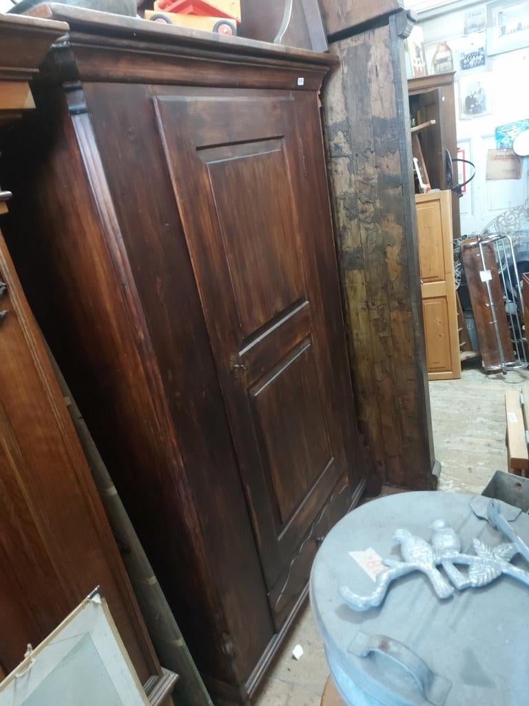 Antieke kast eendeurs met lade anno 1840-1850 izgst vintage, Ophalen