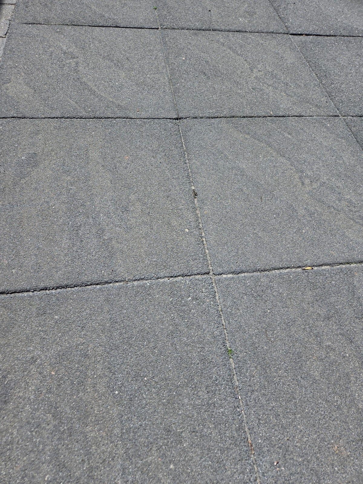 Grijze terrastegels 60x60x6 cm - 35 stuks, Gebruikt, 60 cm of meer, Ophalen of Verzenden, Vloertegels