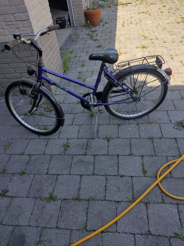 Meisjesfiets 22 inch, Fietsen en Brommers, Fietsen | Meisjes, Ophalen, 22 inch, Gebruikt, Handrem