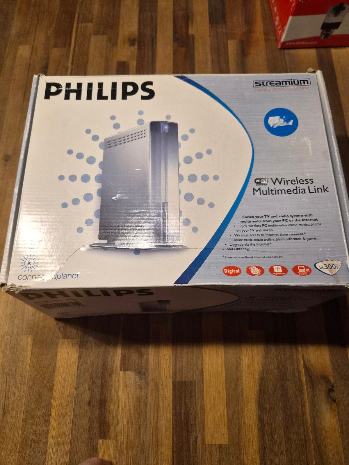 Philips Streamium sl300i Wireless Multimedia Link, Ophalen of Verzenden, Zo goed als nieuw, HDMI, Zonder harde schijf