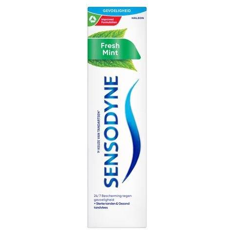 14 X Sensodyne Fresh mint tandpasta 75 ml, Ophalen, Nieuw, Tandpasta