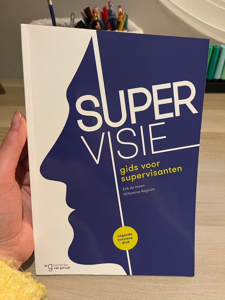 Supervisie, gids voor supervisanten, Ophalen of Verzenden, Zo goed als nieuw