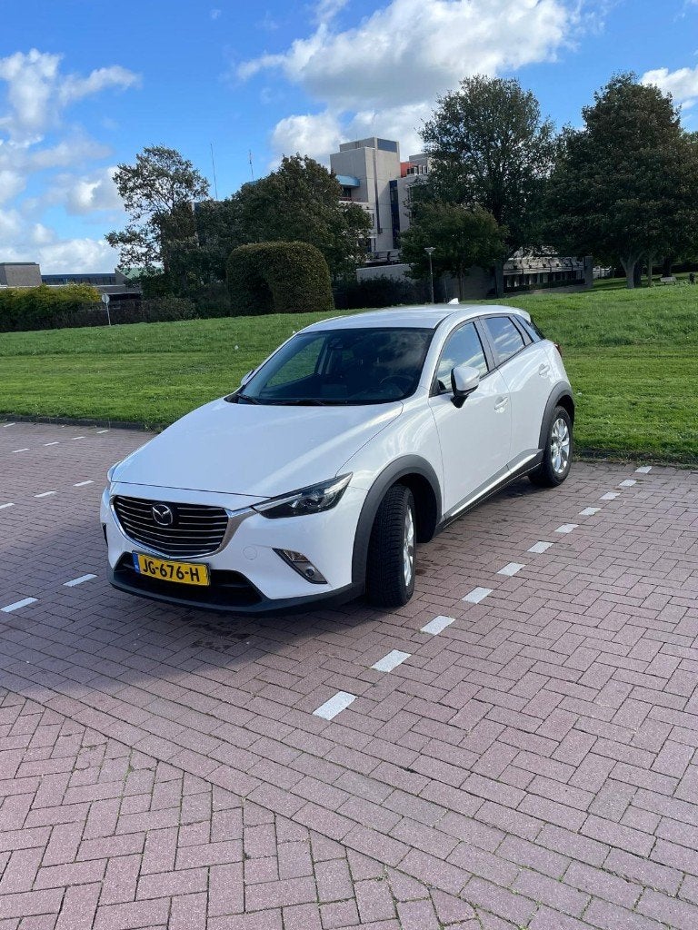 Unieke Mazda CX-3 2.0 Skyactiv-g 88KW AUT 2016 Wit 41.500 km, Auto's, 625 kg, Euro 6, 4 cilinders, Wit