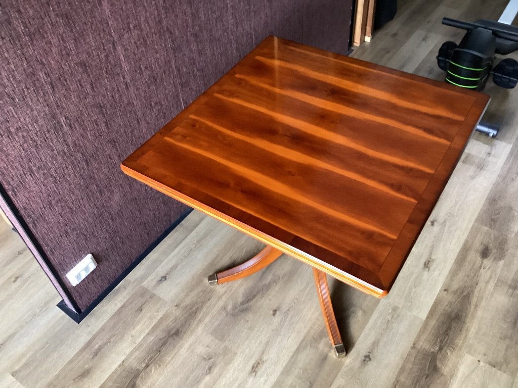 Vierkante uitschuifbare eettafel, Ophalen, Gebruikt, 100 tot 150 cm, Vierkant