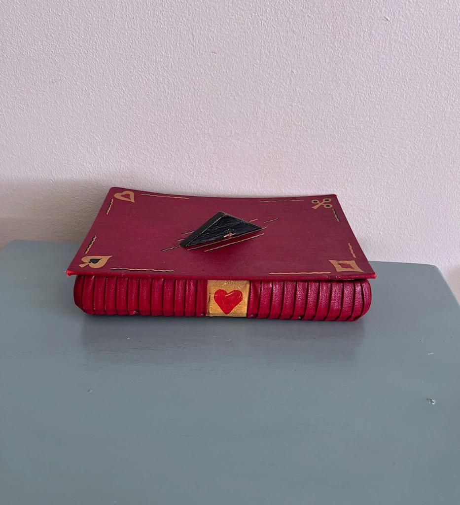 Bijzondere vintage speelkaartendoos, Ophalen of Verzenden