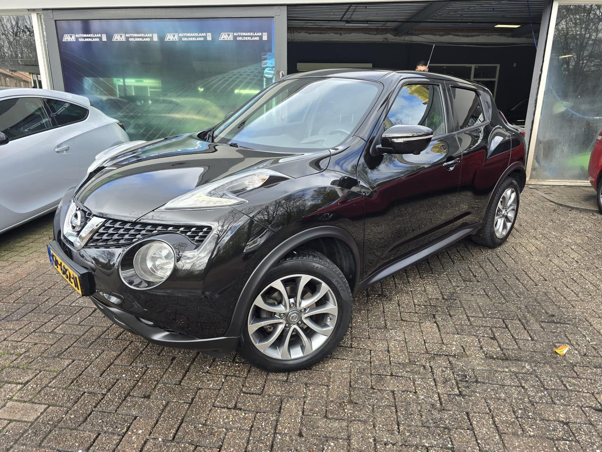 Nissan Juke 1.5 dCi S/S Tekna | 2E EIGENAAR | 3/6 OF 12MND G, Auto's, Voorwielaandrijving, 4 cilinders, Zwart, Bedrijf