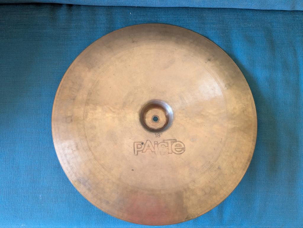 Paiste 2002 black label China Type 18" bekken, Verzenden, Gebruikt, Overige merken