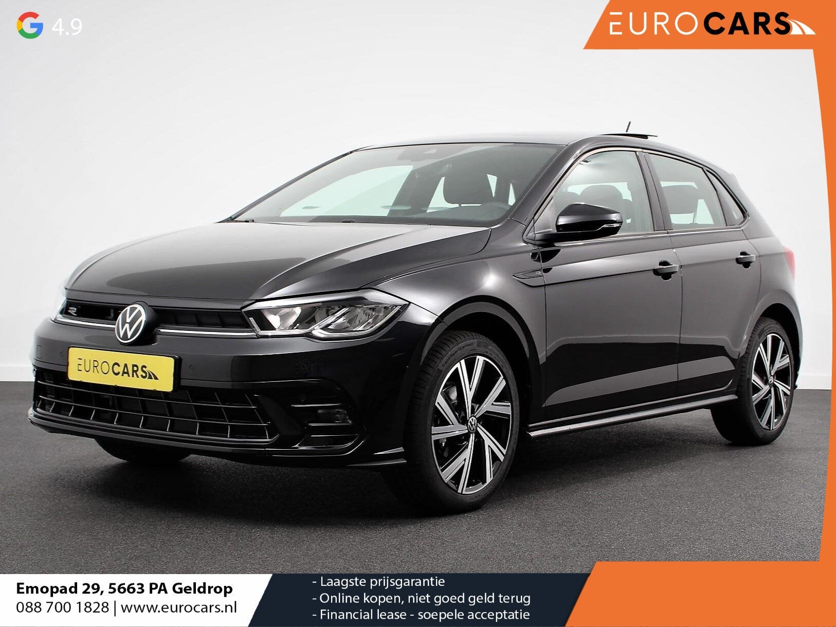 Volkswagen Polo 1.0 TSI DSG R-Line DEMO ! Panorama dak Navig, Stof, Gebruikt, Euro 6, 95 pk