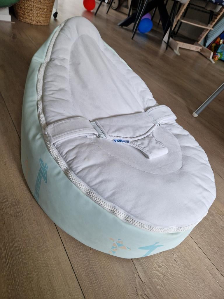 Doomoo seat zitzak Minty Giraffe, Huis en Inrichting, Zitzakken, Ophalen, Zo goed als nieuw, Groen, Zitzak