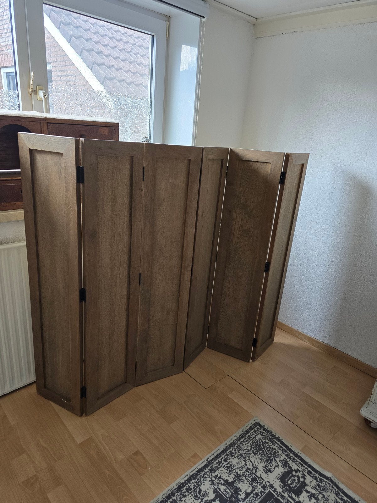 Houten kamerscherm / scheidingswand, Ophalen, Hout, Gebruikt, Landelijk