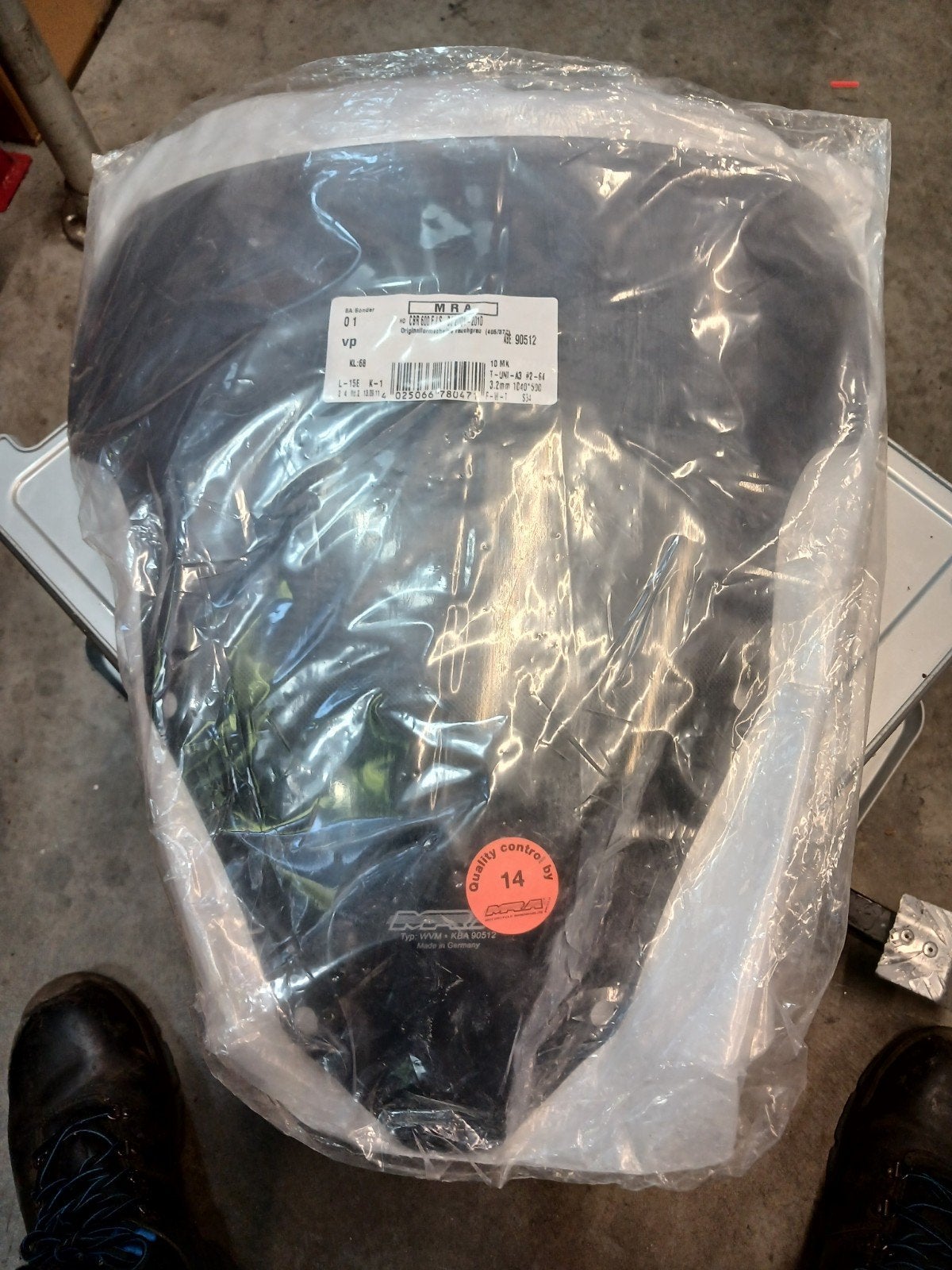 donkere kuipruit cbr600 f/s 2001/2010, Motoren, Ophalen of Verzenden, Nieuw