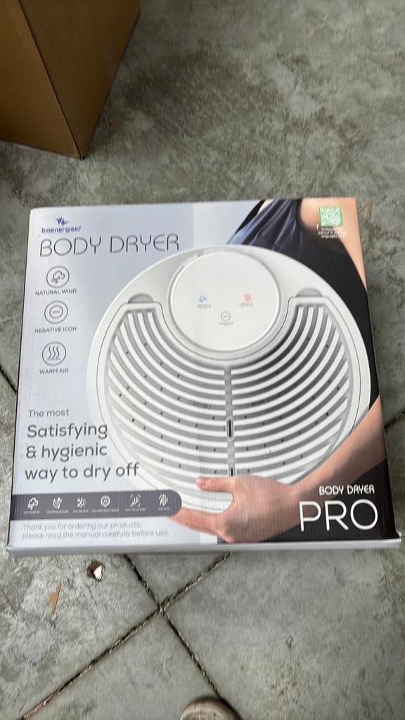 Body dryer lichaamsdroger fohn voor na douchen, Welcome@orangeplanet.nl, Op, Ophalen of Verzenden, Zo goed als nieuw