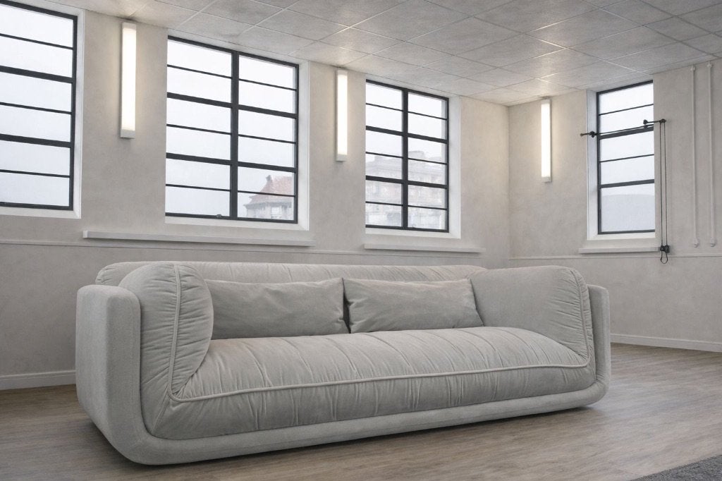 SALE Leolux Lunetta 3 zits bank stof NIEUW, Huis en Inrichting, Banken | Bankstellen, Ophalen, 75 tot 100 cm, Rechte bank, Stof