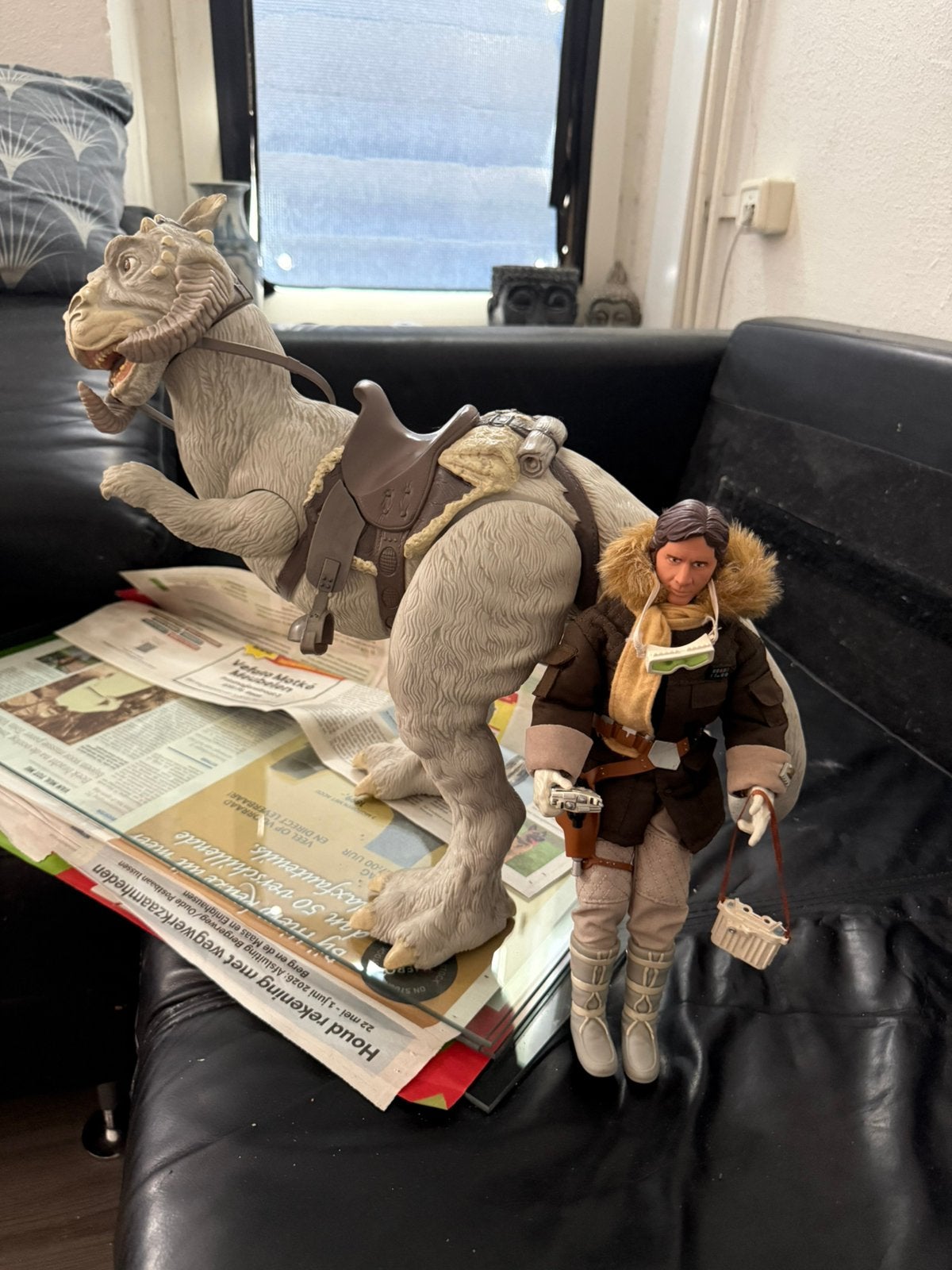 Star wars taun taun en han solo 12 inch, Ophalen of Verzenden, Zo goed als nieuw, Actiefiguurtje
