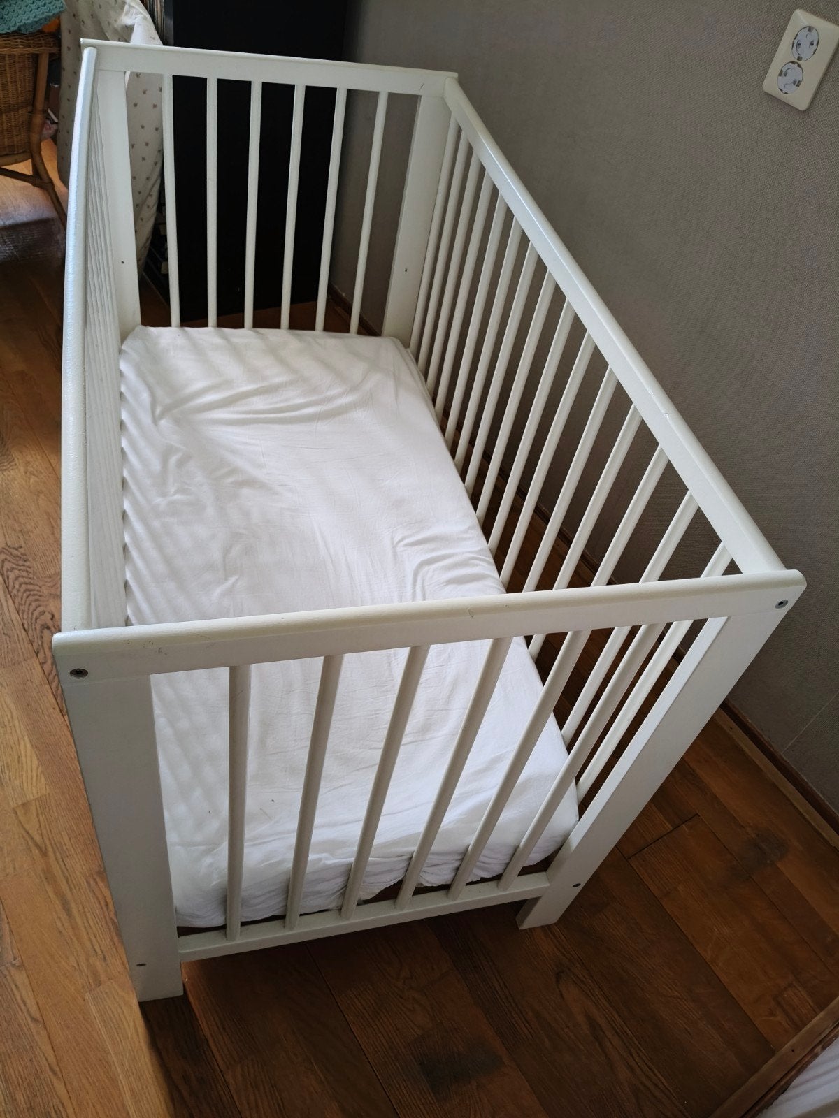 Kinderledikant 110x60 cm met matras en toebehoren, Gebruikt, Minder dan 140 cm, Minder dan 70 cm, Ophalen