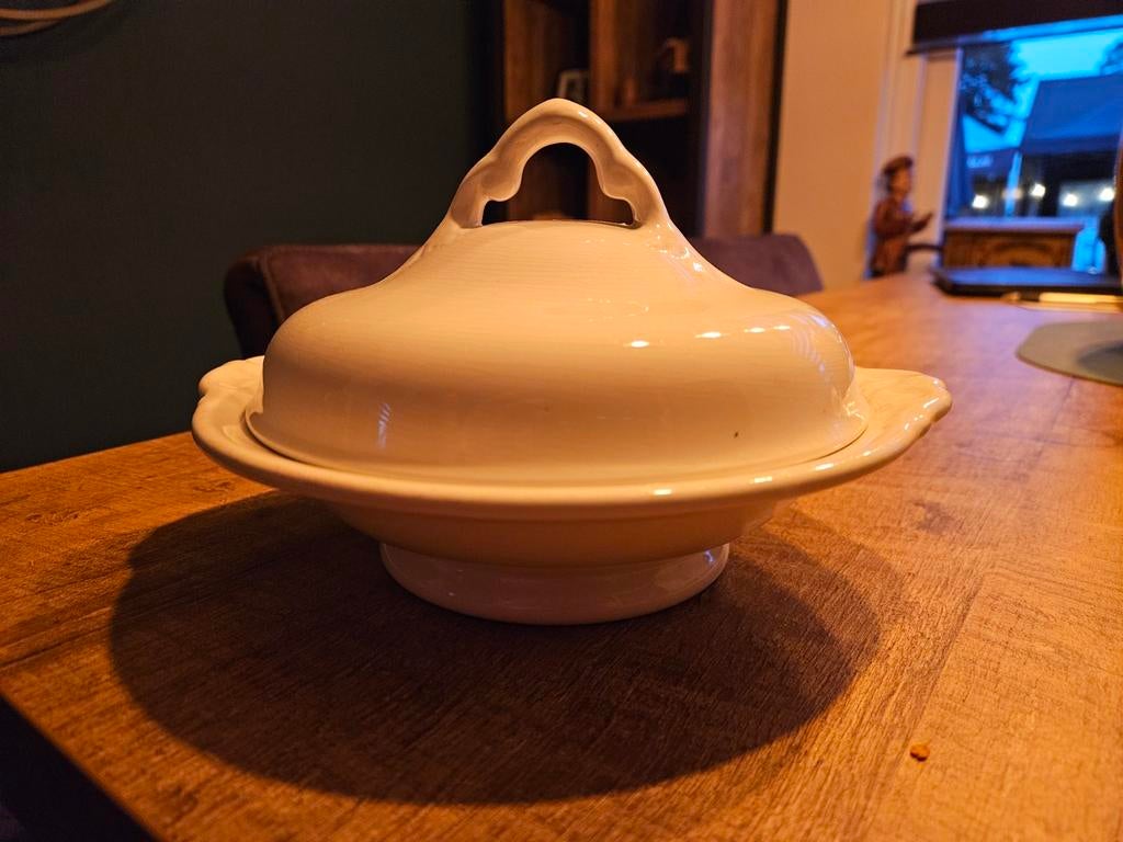 Antieke botervloot Petrus Regout Maastricht, Ophalen of Verzenden