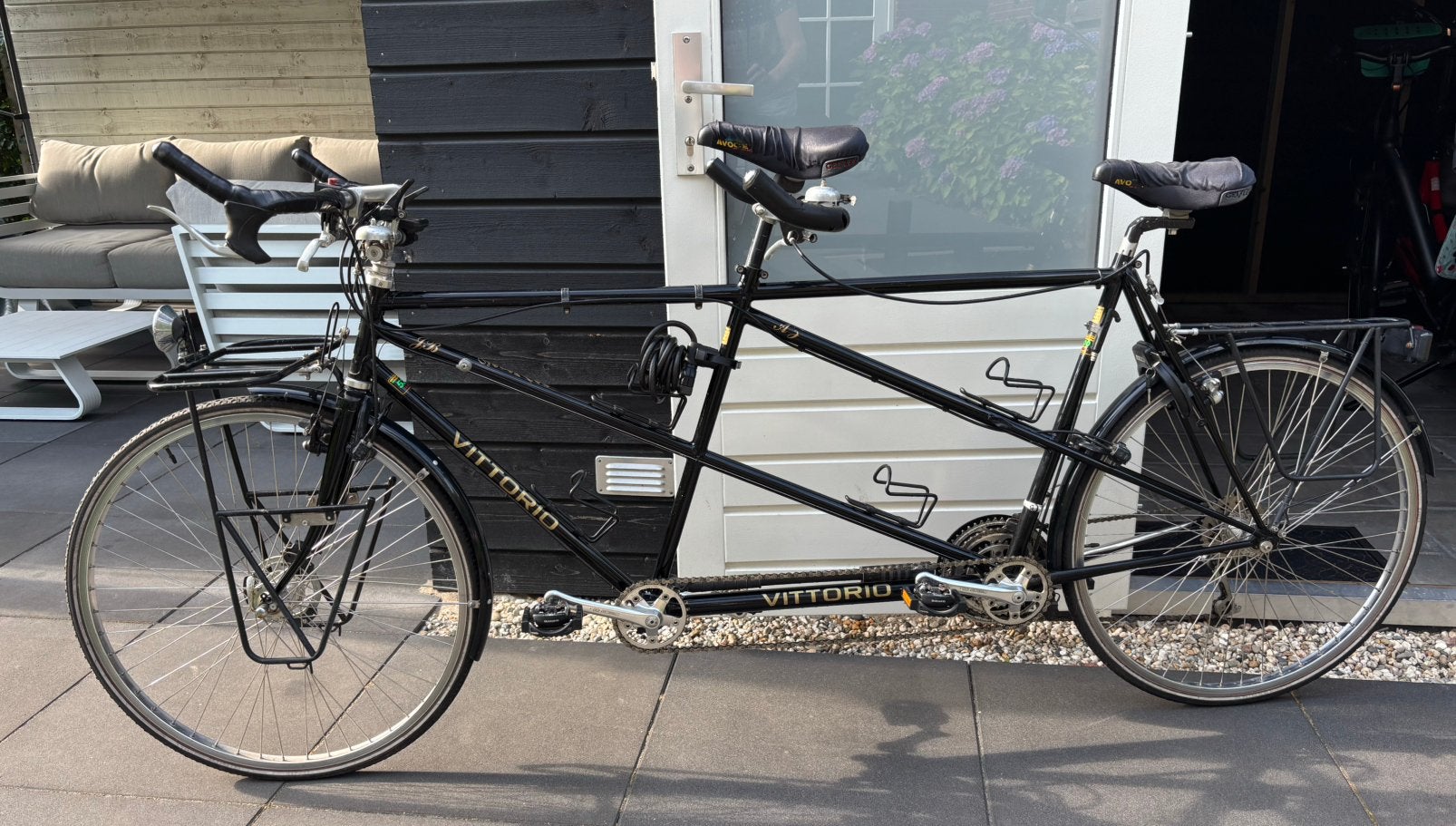 Vittorio tandem voor lange mensen, Ophalen, Gebruikt, 15 tot 20 versnellingen, 55 cm of meer