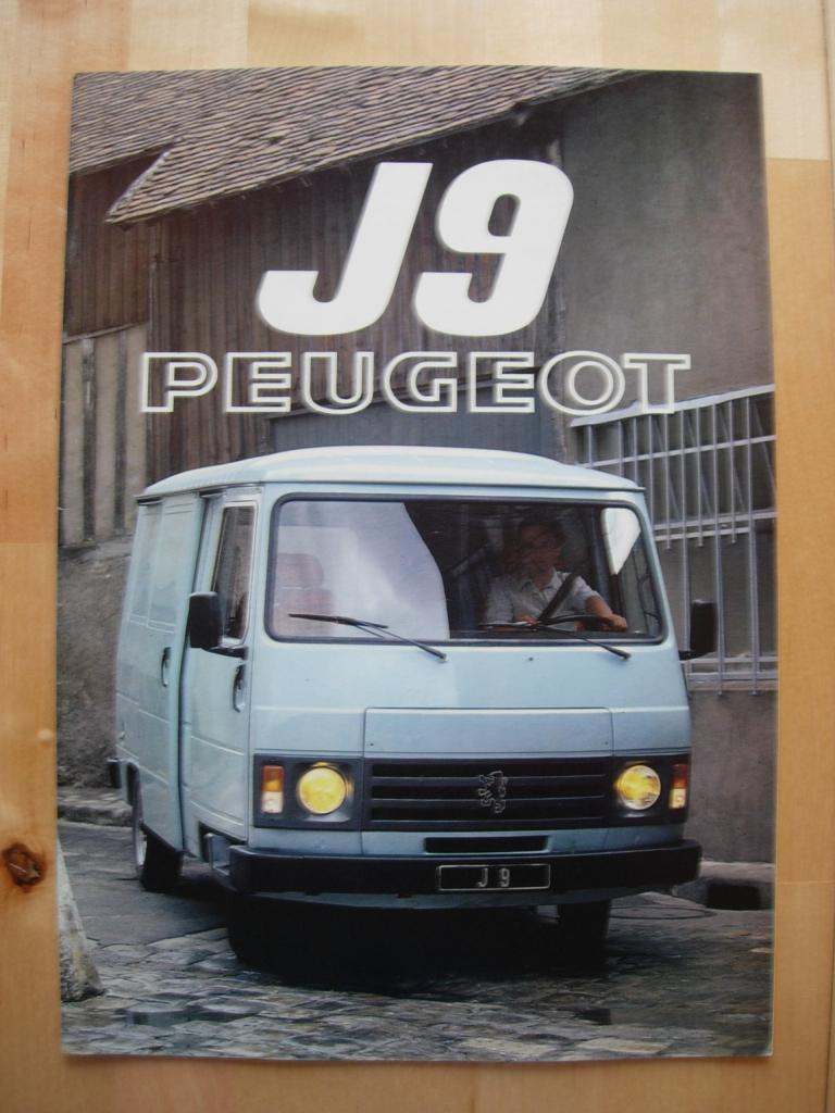 Peugeot J9 Brochure 1980 – 1400 1800, Ophalen of Verzenden, Zo goed als nieuw, Peugeot, Peugeot