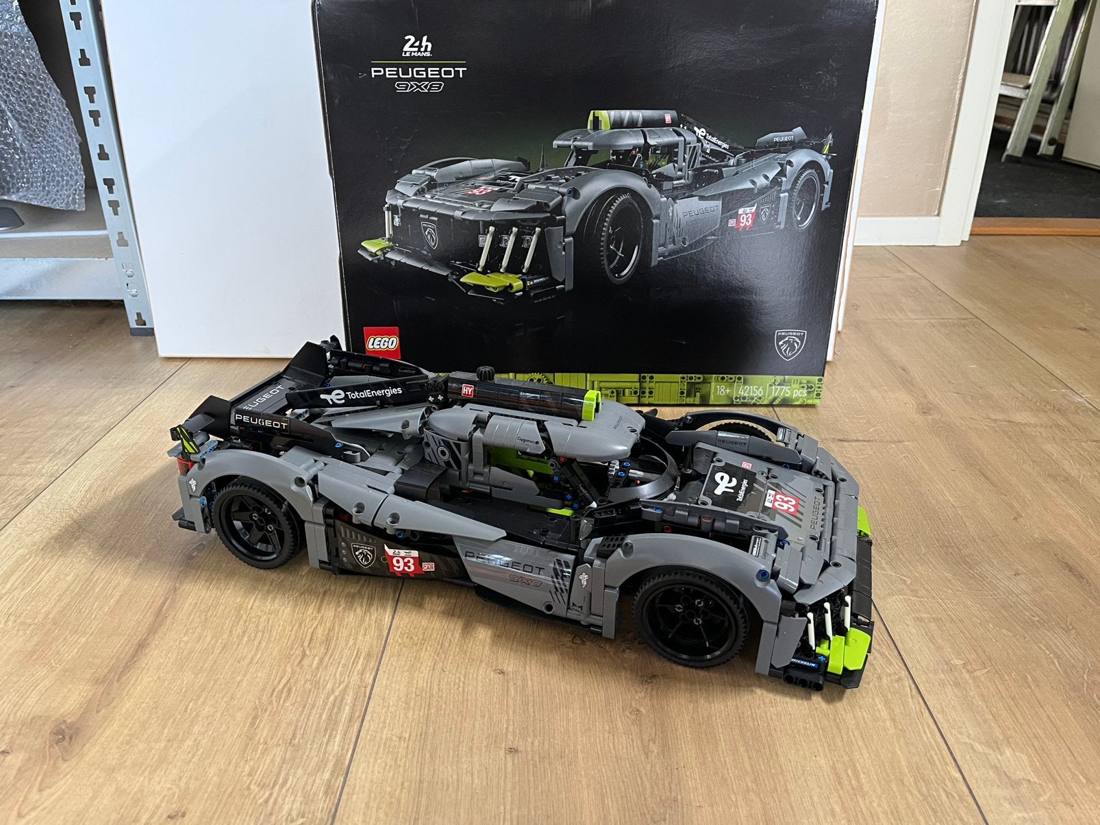 Lego PEUGEOT 9X8 24H Le Mans Hybrid Hypercar (42156), Ophalen, Zo goed als nieuw