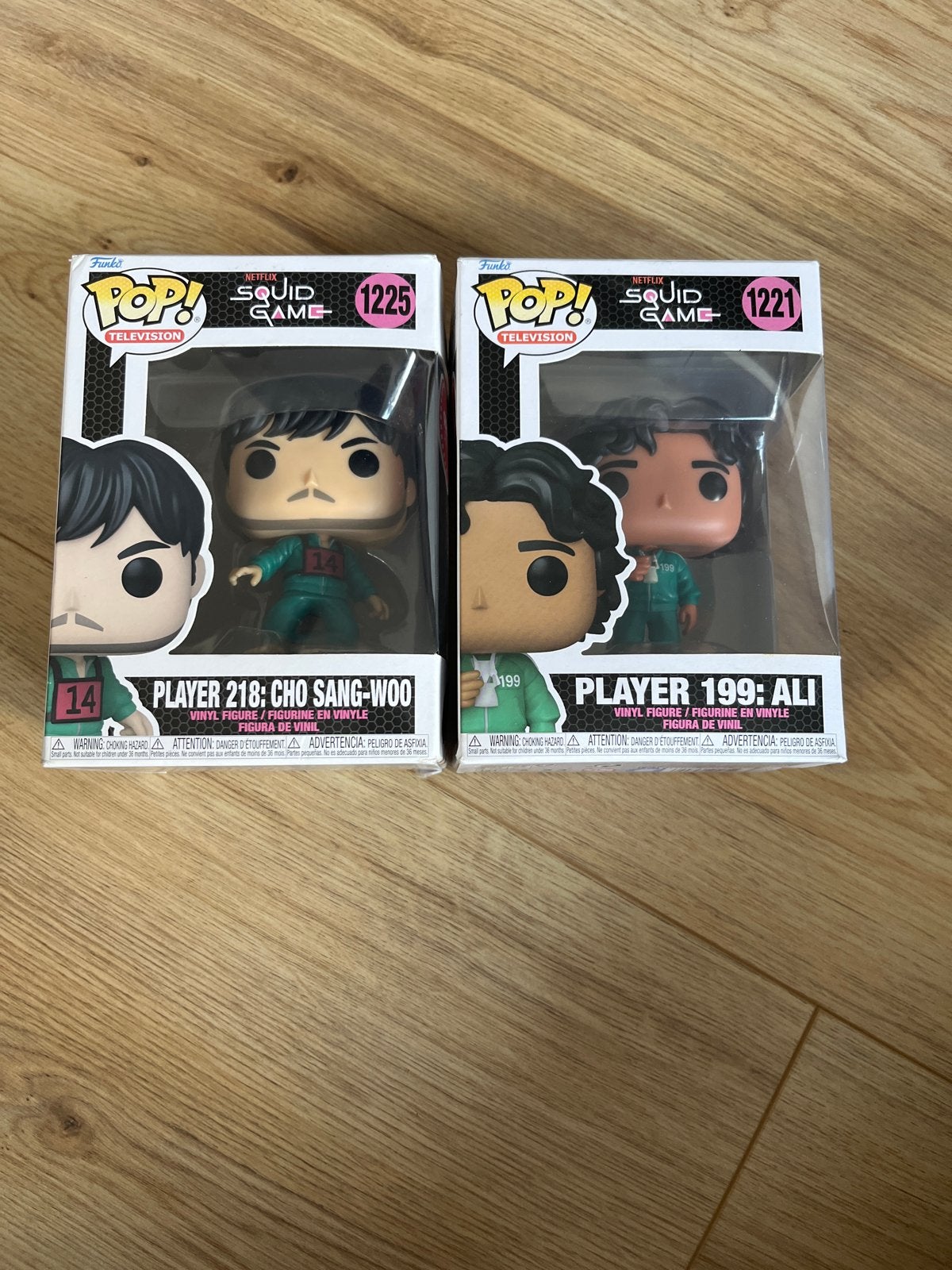 Funko Pop! Squid Game - Cho Sang-woo & Ali (Set van 2), Ophalen of Verzenden, Nieuw