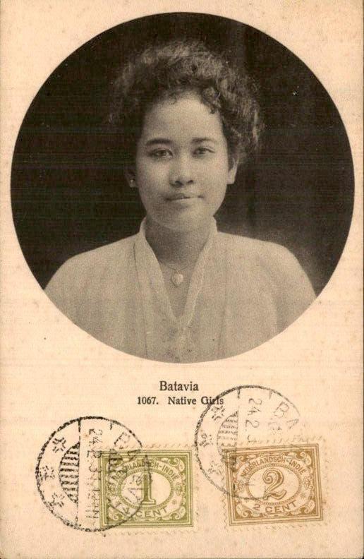 Nederlands Indië - Native Girl - 1911, Verzenden, Voor 1920, Gelopen, Noord-Holland