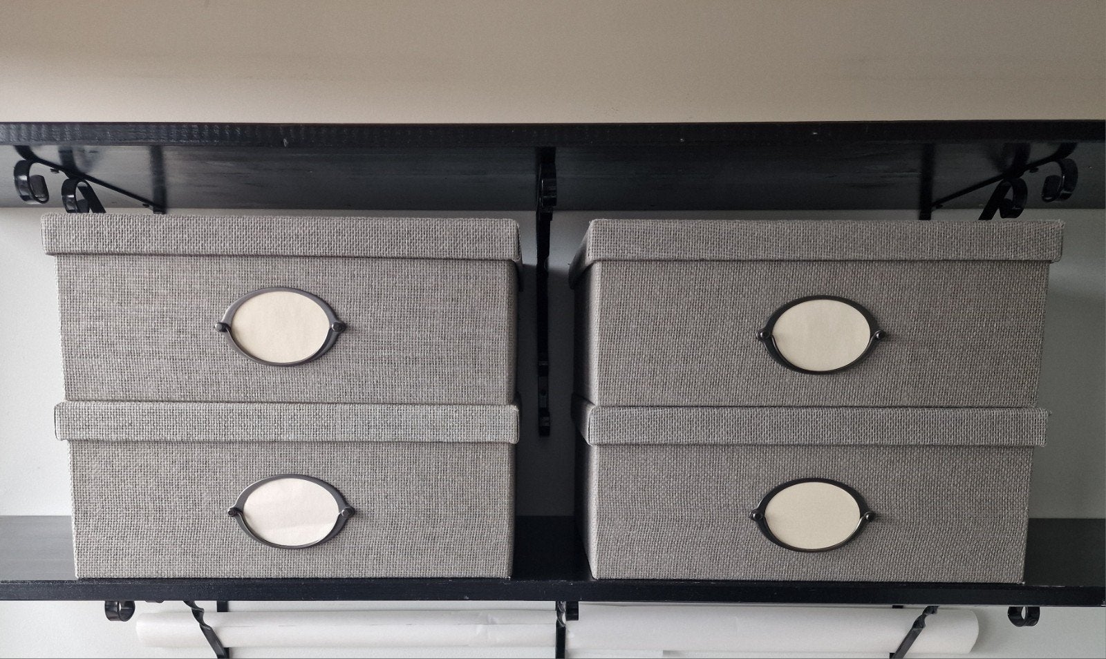 2x opbergbak Kvarnvik (maat niet meer te koop bij IKEA!), Ophalen, Doos, Minder dan 35 cm, Minder dan 50 cm