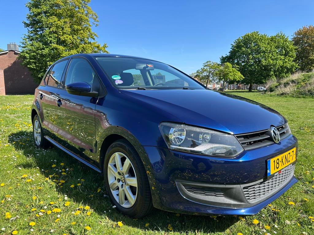 Volkswagen Polo 1.4 2010 Blauw Airco|Trekhaak|Carplay|Cruise, Voorwielaandrijving, 40 €/maand, 4 cilinders, Blauw